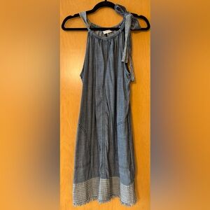 Trina Turk Denim Shift Dress SZ L